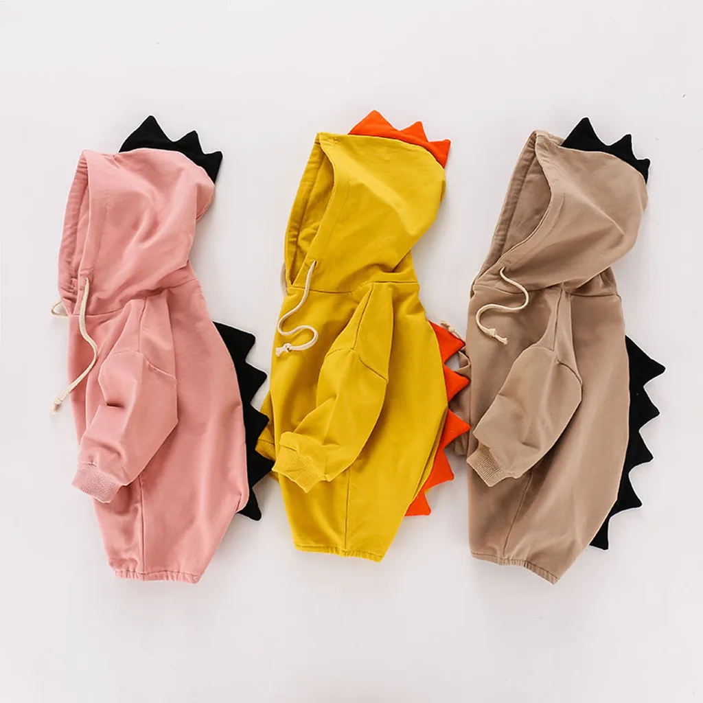 Korean version of the robe bag fart baby long-sleeved dinosaur shape hooded romper jumpsuit boy clothes для новорожденных 50* |