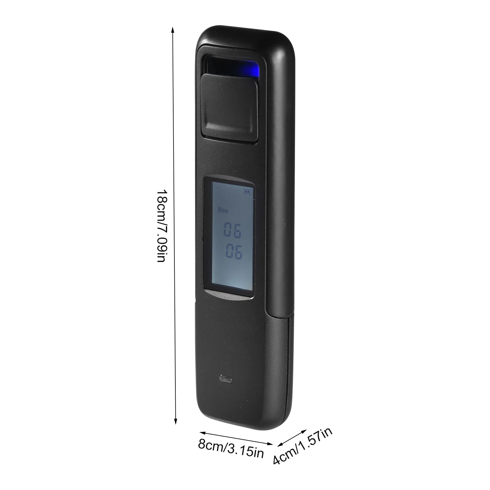 Car Digital Breath Alcohol Tester Breathalyzer AT05 Non-Contact Dedicated Alcohol Detector Lcohol Breath Tester Detector