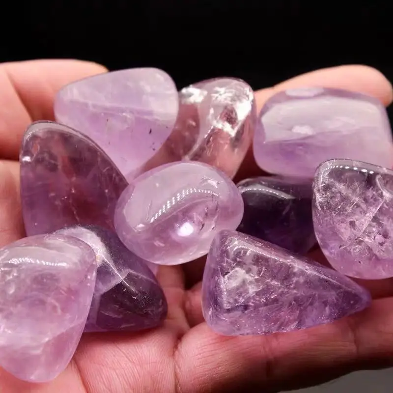 Amethyst tumbled stones  (2)