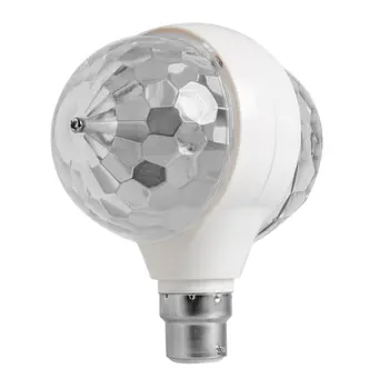 

B22 E27 Auto Rotating RGB Crystal Stage Light Magic Disco DJ Effect Bulb Lamp