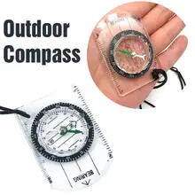 Портативная карта масштабная линейка компас многофункциональный открытый компас линейка для карты аварийный инструмент выживания для пешего туризма кемпинга альпинизма