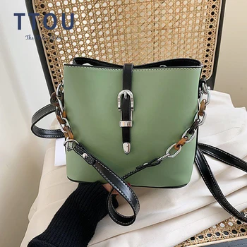 

Casual Buckets Bag for Women 2020 Designer Shoulder Bags Luxury Soft Pu Leather Crossbody Bag Large Capacity Totes Ladies Purses