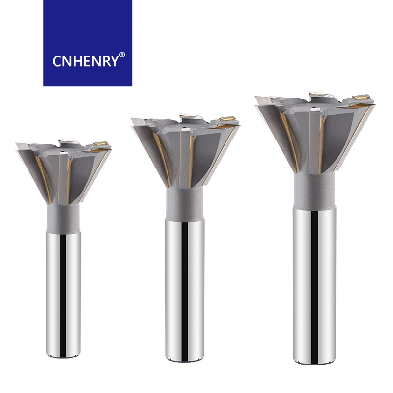 1PC 45 Degrees Dovetail Groove Milling 16MM 20MM 25MM Straight Shank Hard Alloy Milling Cutter