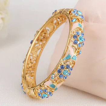 

gold-plated bracelet female han edition fashion bracelets wholesale high-grade diamond-encrusted bracelet manufacturer