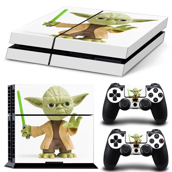Disney Star Wars Darth Vader Sticker Cover Wrap Protector Skin For PlayStation 4 Console & 2PCS Controller Skin Decal For PS4 