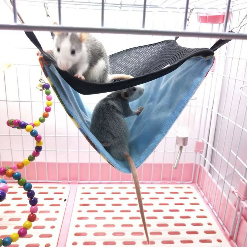 Переноска для хомяка Chinchilla Ferrets House Nest воздухопроницаемая сетка подвесное гнездо для кровати маленькие домашние удобные дышащие двухслойные кровати