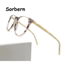 Ацетат Круглый Decoractive очки оправа женские розовые очки женские очки оправа девушки Рецептурные очки для близоруких женщин