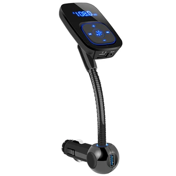 

Driving Radio Receiver Hands Free FM Transmitter ABS Fast Charging Car Audio 1. 2 Inch Screen LCD Display Bluetooth Wireless