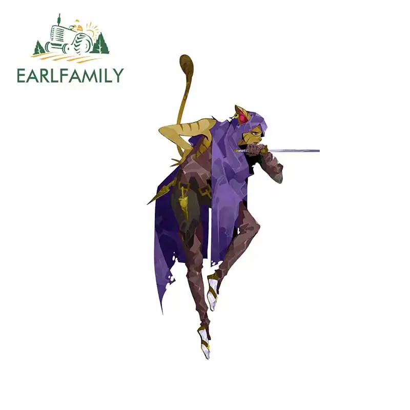 EARLFAMILY 13 см x 7 4 для леопардовой девушки автомобильные наклейки и аниме ноутбук
