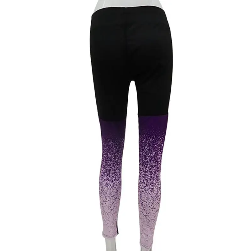 purple legging Jessingshow, женская одежда для фитнеса, спортивная одежда, леггинсы для спортзала, пуш-ап, на бретелях, спортивный бюстгальтер, 2 шт., спортивные костюмы, джеггинсы, леггинсы - Цвет: purple legging