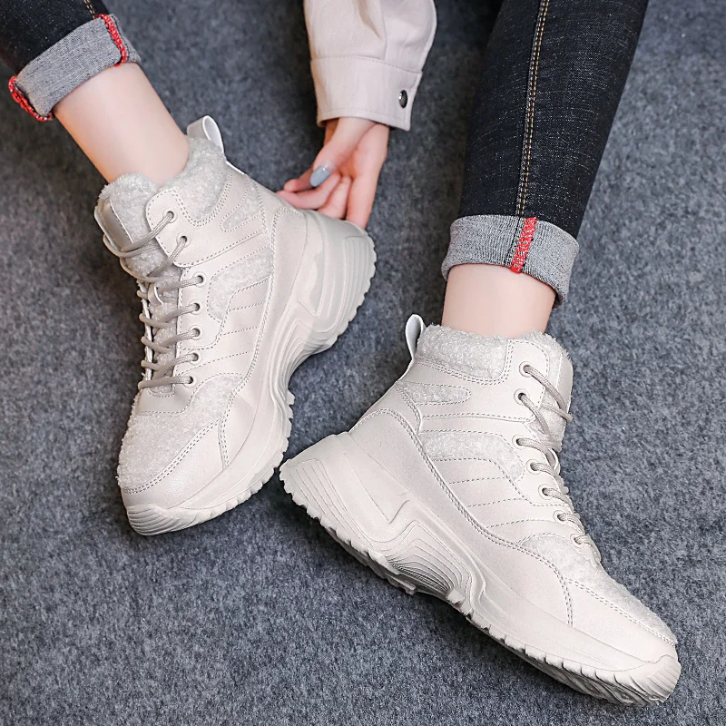 Г. Зимние высокие женские походные ботинки Уличная обувь для скалолазания спортивные горные Зимние ботильоны на платформе