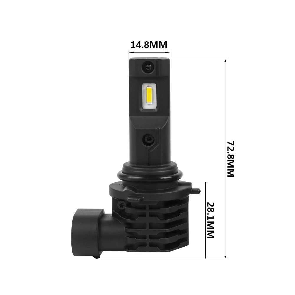 2 шт. Автомобильные светодиодные противотуманные фары 9005/HB3 9006/HB4 25 Вт 6500 К 2020 лм|h4