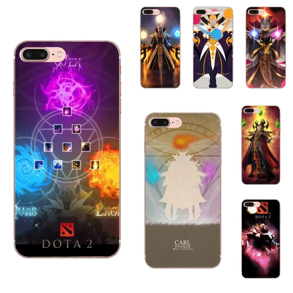 Dota 2 Invoker мягкий чехол оболочка для Samsung Galaxy Note 8 9 10 Pro S4 S5 S6 S7 S8 S9 S10 S11 S11E S20 Edge Plus Ultra |