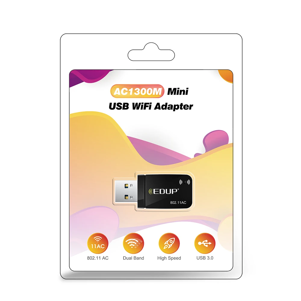 Сетевая карта EDUP 1300 Мбит/с USB 3 0 802.11ac|Сетевые карты| |