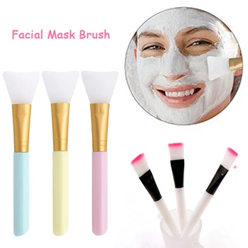 

1PCS Makeup Brushes Professional Facial Mask Brush Soft Silicone DIY Mud Mixing Mask Applicator Cosmetic Tools for Women Girls