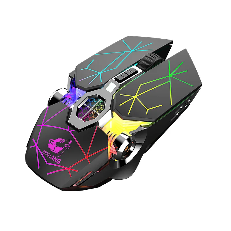 X13 2.4G Wireless Gaming Mouse 6 Button 2400DPI USB Rechargeable Mute Backlight Mice Optical for Gamer Computer PC | Компьютеры и офис
