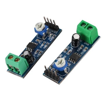 

LM386 Audio Power Amplifier Module 200 Times Gain Amplifier Board Mono Power Amplifier 5V-12V Input