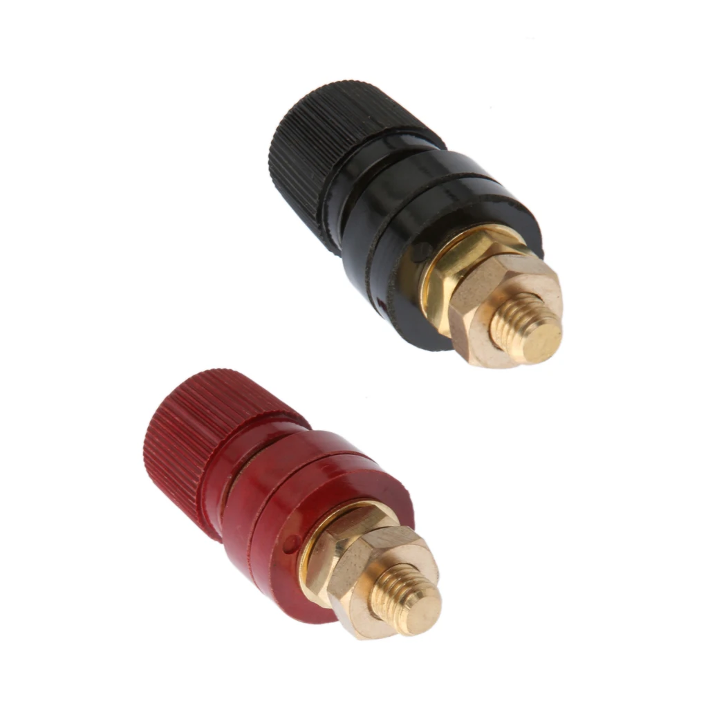 M8 Copper Binding Post Set Bakelite Electrical Insulation 200A