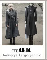 Daenerys костюм Таргариен, Игра престолов, Сезон 8, косплей, для взрослых, зима, драконий камень, платье на Хэллоуин, карнавал, полный комплект