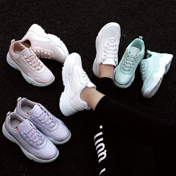 

Hot Sale shoes woman Fashion Sneakers Shoe Glossy Gliter tenis feminino Running Sport Shoes Ladies sneakers women