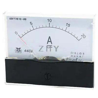

Measurement Tool Analog Panel Ammeter Gauge DC 0 - 20A Measure Range