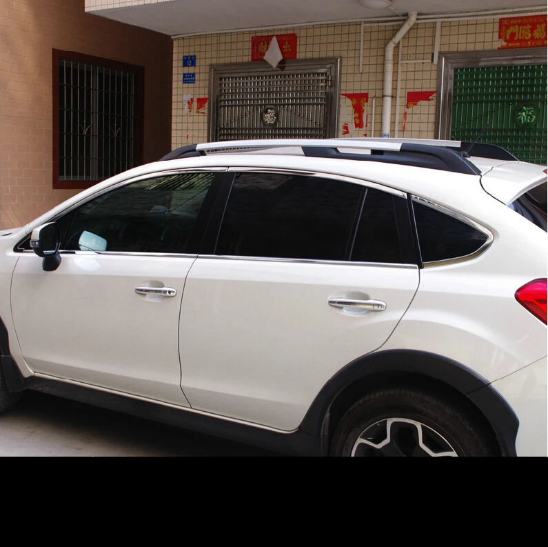 Нержавеющая сталь окна автомобиля планки для subaru xv 2012 2013 4-го поколения