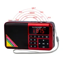 Портативное радио Для Elder Многофункциональный медиадинамик MP3 музыкальный плеер AS99