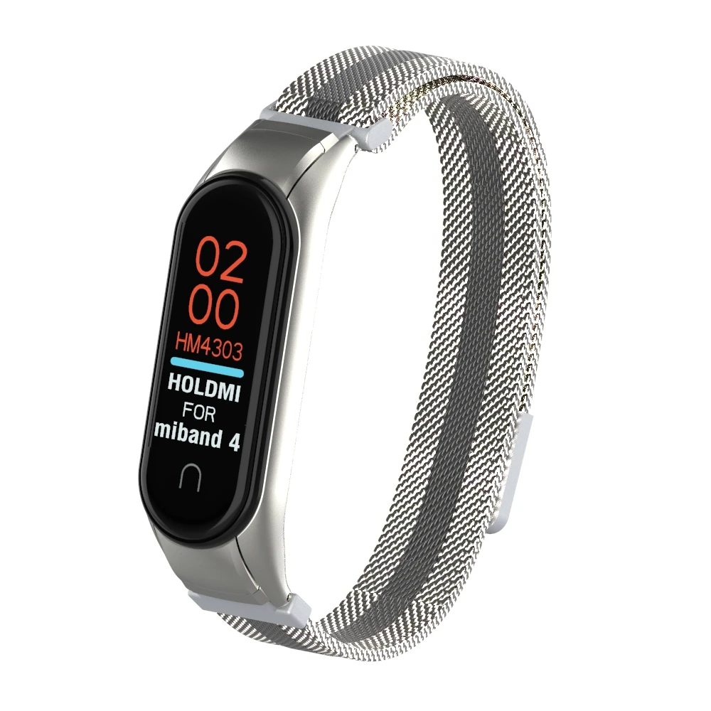 OLLIVAN металлический ремешок для Xiaomi mi Band 4 Безвинтовой браслет из нержавеющей стали браслеты Сменные аксессуары для mi Band 4 Band 3