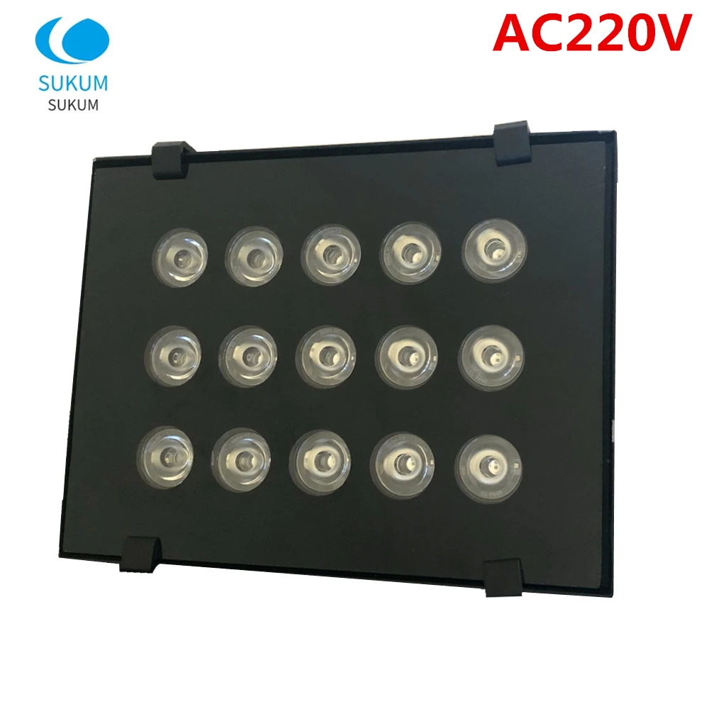 CCTV Fill Light Outdoor AC 220V IR Illuminator 15 LED Waterproof Infrared LED Lamp For Security Camera