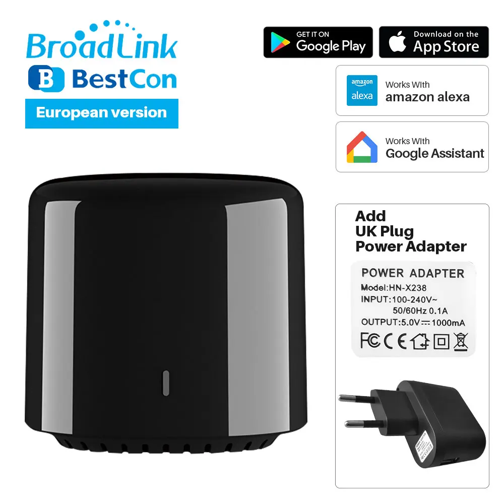 Broadlink Bestcon RM4C Мини Универсальный ИК пульт дистанционного управления 4G WiFi IR работает с Alexa Google Assistant умный дом автоматизация - Комплект: Option 2