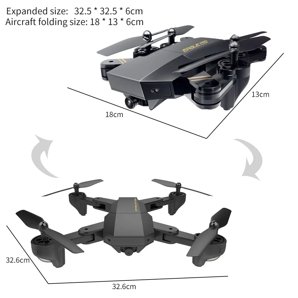 Профессиональные беспилотники 4K с камерой HD аэрофотосъемка FPV wifi широкоугольный следящий Квадрокоптер дальний Квадрокоптер Дрон