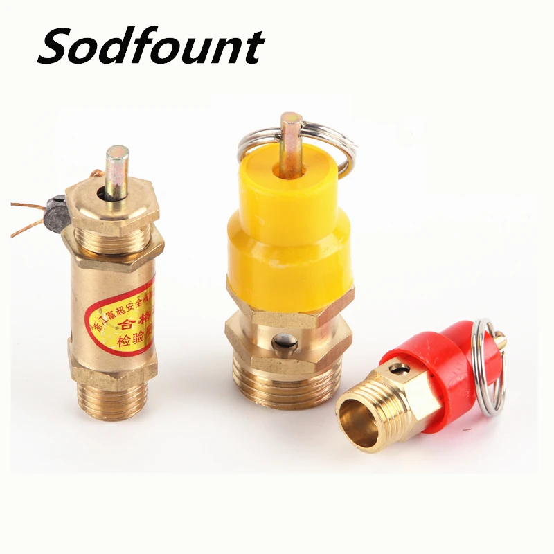 1pcs 8KG 1/8" 1/4" 3/8" 1/2" BSPT Air Compressor Pressure Relief Valve