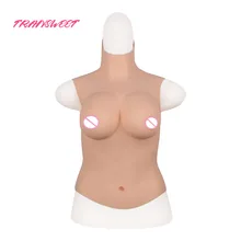 TRANSWEET LATEST C Cup Realistic Half body Silicone Breast Forms Big Fake Boobs Crossdressing for Crossdresser Transgender