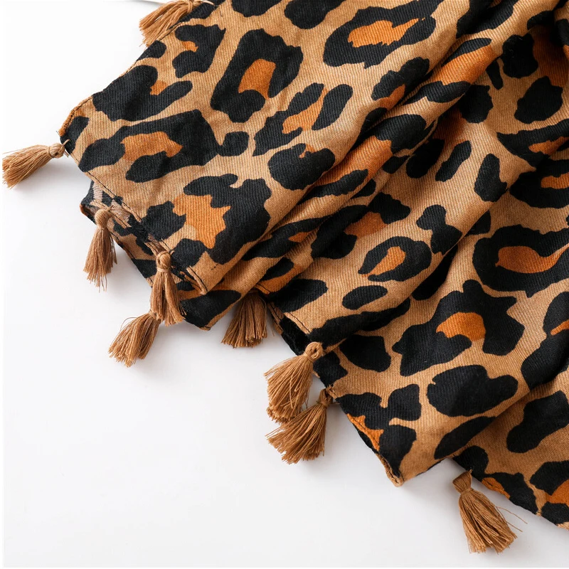 Fashion new women scarf summer shawls and wraps leopard print hijab scarves ladies pashmina foulard femme christmas (6)
