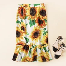 AH10878, модные женские юбки,, Подиумные, Роскошные, известный бренд, Европейский дизайн, вечерние, стильная женская одежда