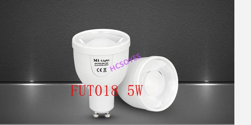 Miboxer GU10 FUT011 5 Вт/FUT018 5 Вт/FUT103 4 Вт RGBW RGB+ CCT двойной белый Светодиодный прожектор AC110V 220V AC100~ 240V светильник с регулировкой яркости