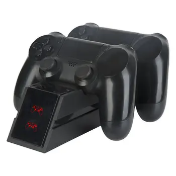 

Fast Charger for Playstation 4 slim / PRO Double Handle Chargers Dock Dual USB Charging Station Stand