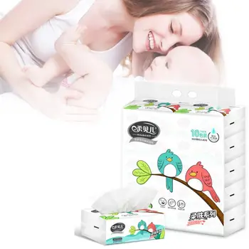 

10 bags super soft tissue paper 4 layers of original wood pulp wet water paper