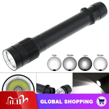

Professional Waterproof 5 Modes Light L2 LED Underwater 100M Scuba Diving Flashlight for Long Shot Exploration/Flood Control