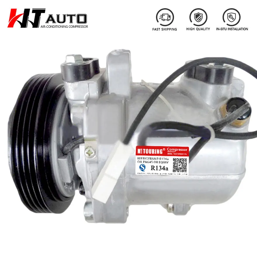 Компрессор переменного тока для Suzuki SWIFT II EA MA SF413 AA34 1,3 SEIKO SEIKI SS10 W02I056601 9520077GA1 9520070CG0 95201-70CM0 95200-70CG0