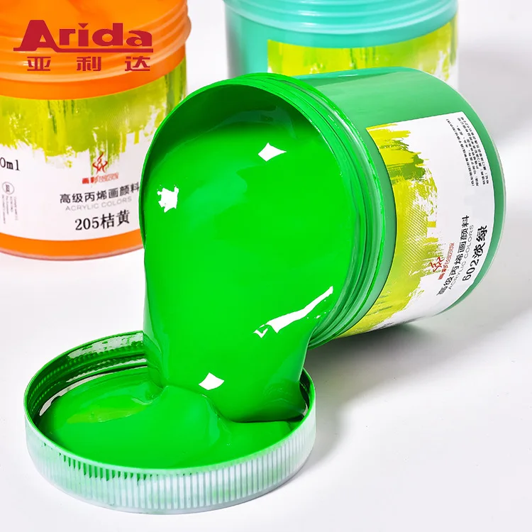 500ml Acrylic Paint DIY Painting Pigment Textile Paint for Artists Ceramic Stone Wall Craft Paints Color Pigments