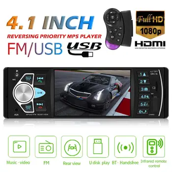 

Car Radio Player 1 Din Autoradio 4022D Bluetooth 4.1" Support Rear View Camera Steering Wheel Control Car Stereo