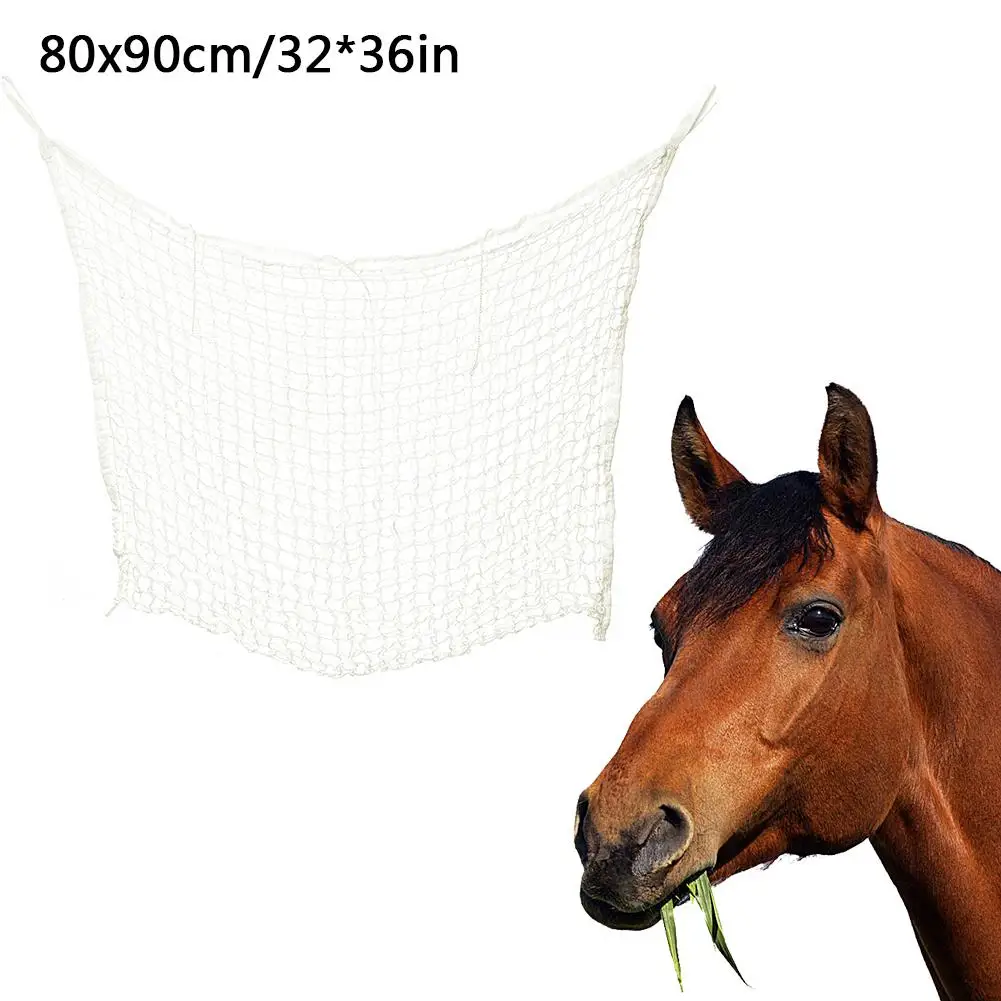Рюкзак для кормления лошади нейлоновый тканый сетчатый мешок травы лошади для медленного приема пищи мешок сена кормушка сетка для сена конные принадлежности