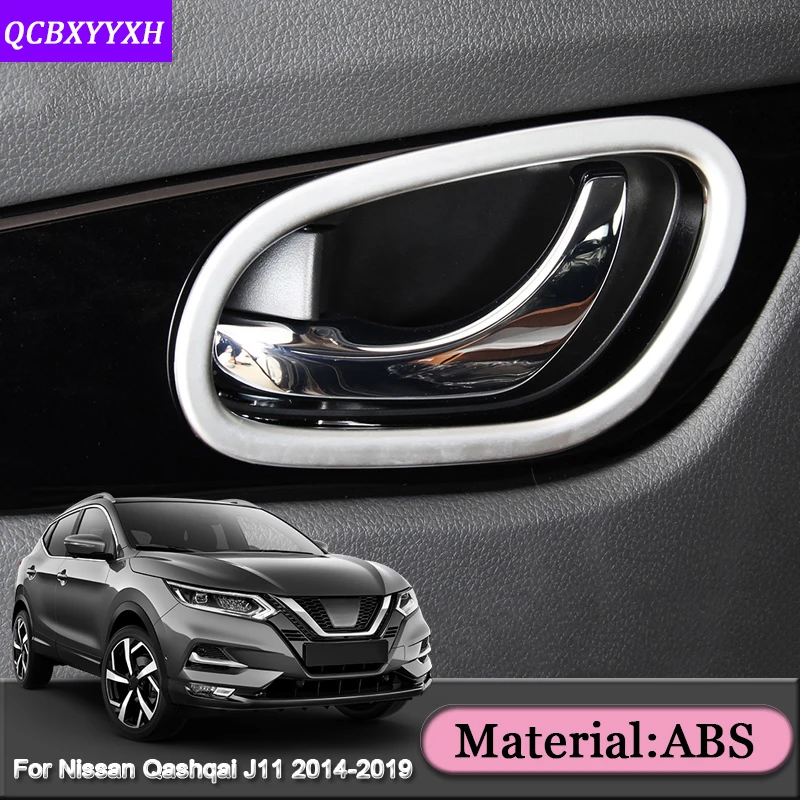 Подходит для Nissan Qashqai J11- Rogue Sport- Мурано- Автомобильная внутренняя дверная чаша наклейки блестки крышка рамки
