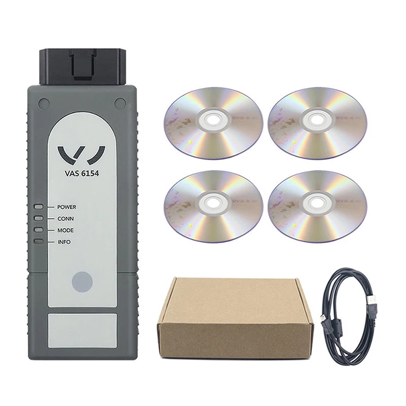 Диагностический сканер VAG VAS6154 V5.26 с Wi-Fi и полным чипом на нескольких языках |