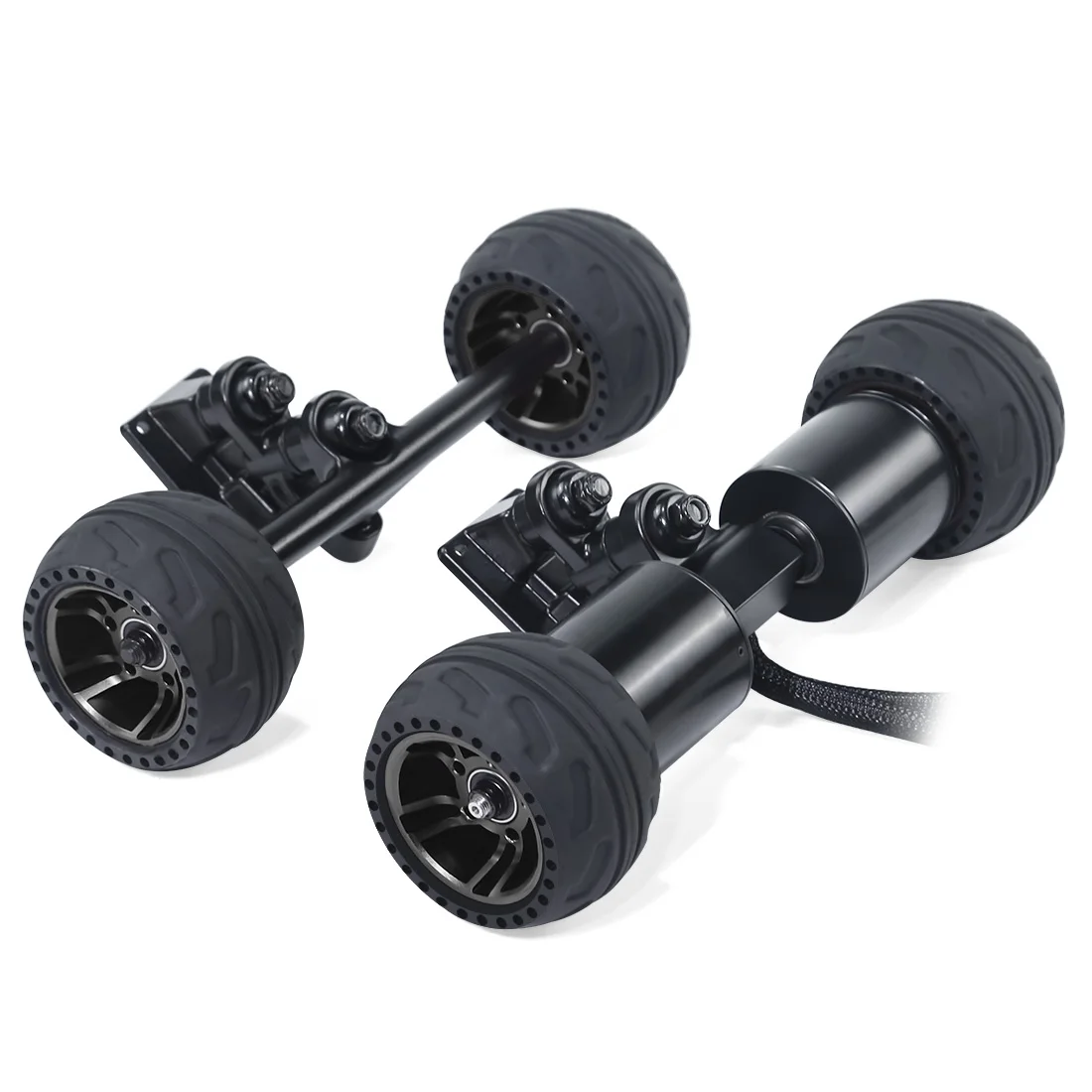 US $431.99 105LMH Rubber Wheel Tire Direct Drive Motor Kit BrainTraining Toy For Children Kids Educational Toys Birthday Gift Black Red