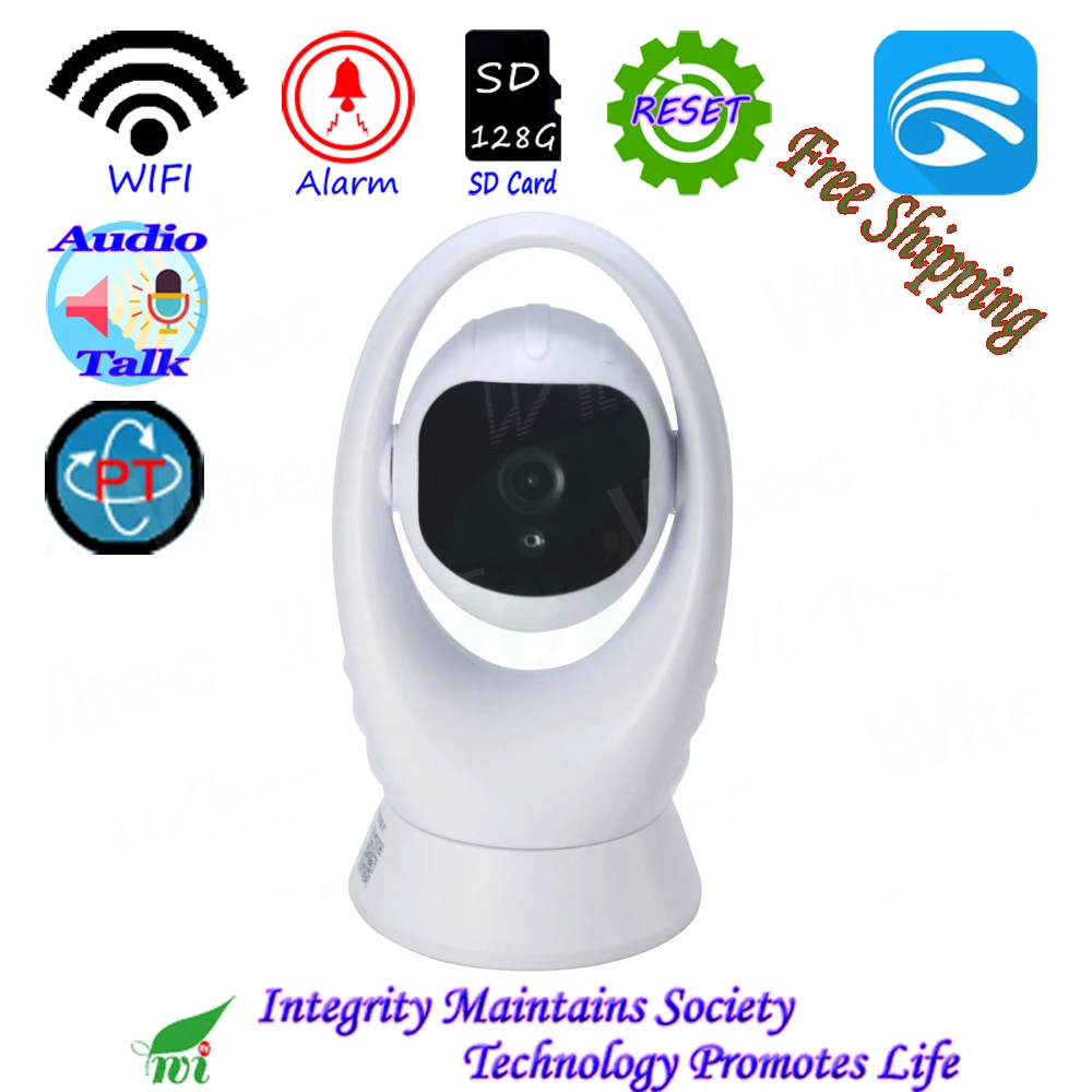 

PT Move 128G SD Card Camera Dual talk HD 1080P Wifi Camera IR Night Vision Motion RTSP Alarm YOOSEE APP control P2P
