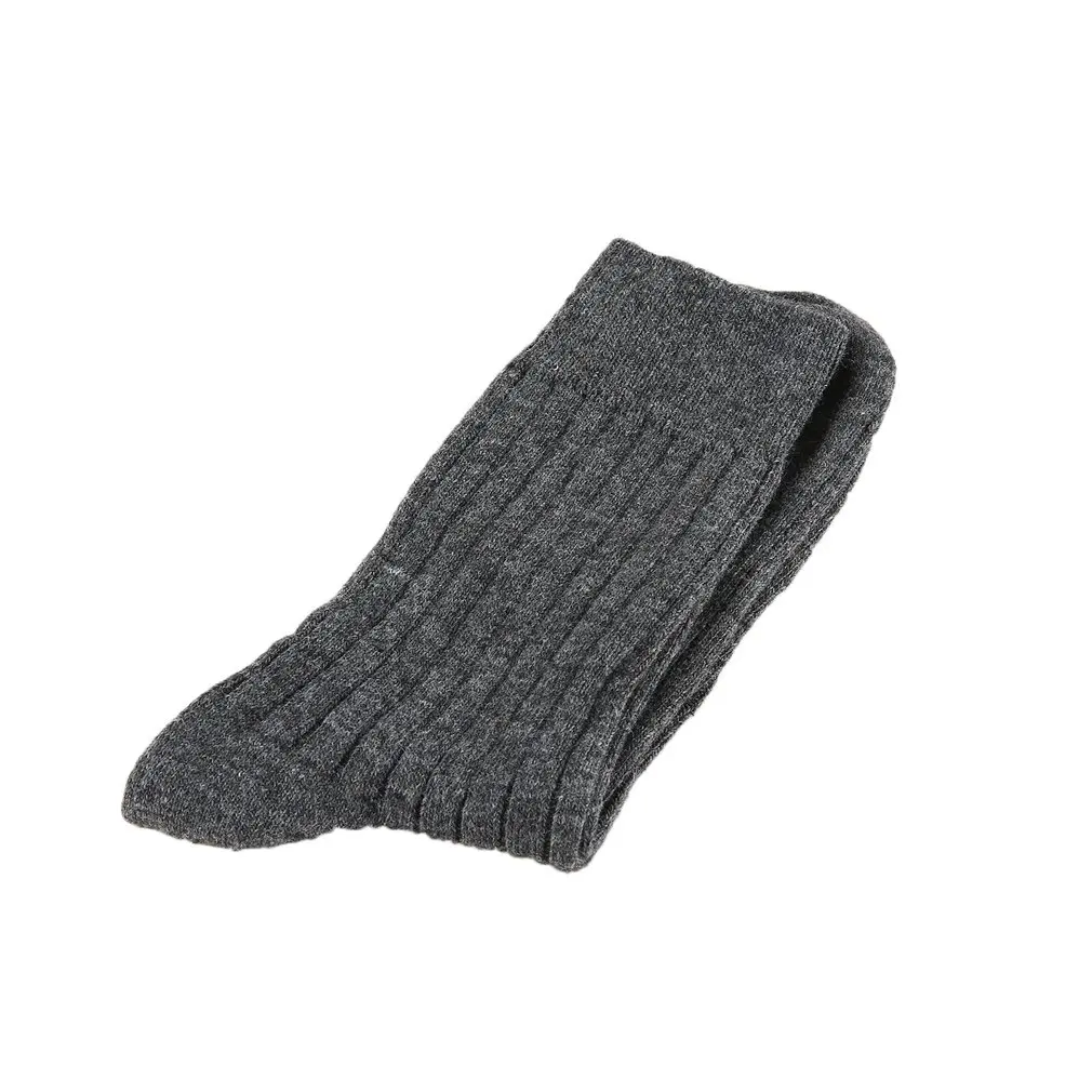 1 пара мужских носков брендовые дышащие мягкие хлопковые удобные плотные носки однотонные Модные Повседневные Носки для зимы