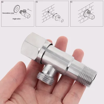 

Angle Valve Water Stop Valve Horizontal 304 Stainless Steel Bathroom Shower Room Watering Flowers Bath Tools Irrigator Washing