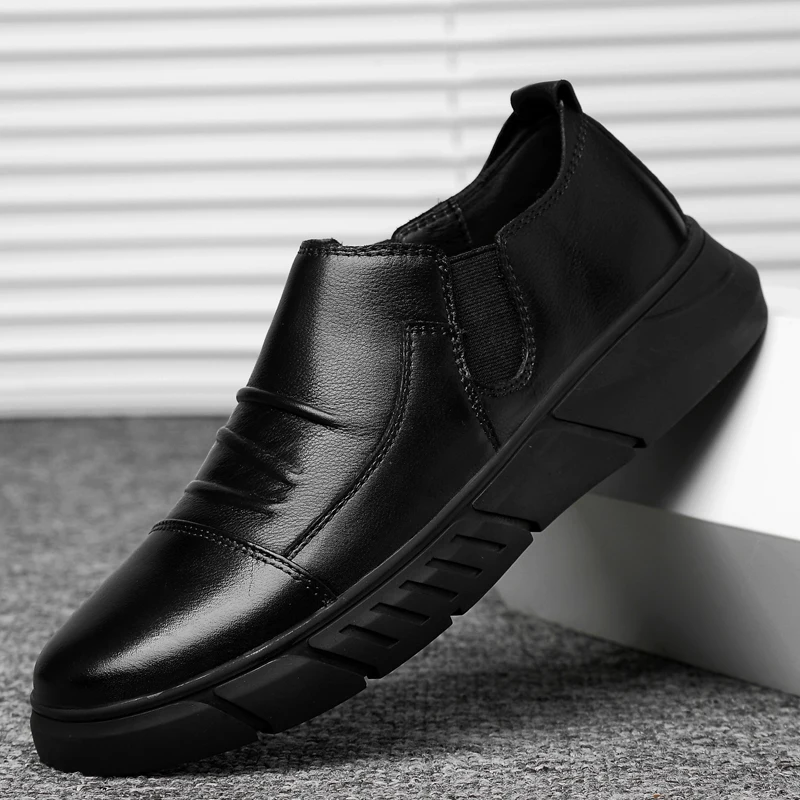 

Chiang Men Leisure Hiking Boots Martin Lether Office Shoes Soft High-Quality Schuhe Endurable Sneakers For Outdoor ayakkabi